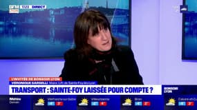 Projet de téléphérique: "ce n'est pas ça qui va désenclaver l’Ouest" assure Véronique Sarselli, maire (LR) de Sainte-Foy-lès-Lyon 