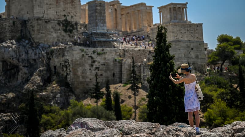 Grèce: une partie de l'Acropole d'Athènes fermée ponctuellement en raison de la canicule