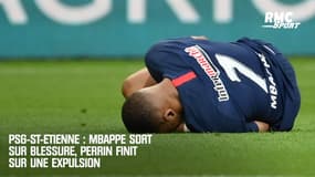 PSG-St-Etienne : Mbappé sort sur blessure, Perrin finit par une expulsion