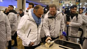 Eric Zemmour au marché de Rungis le 1er avril 2022