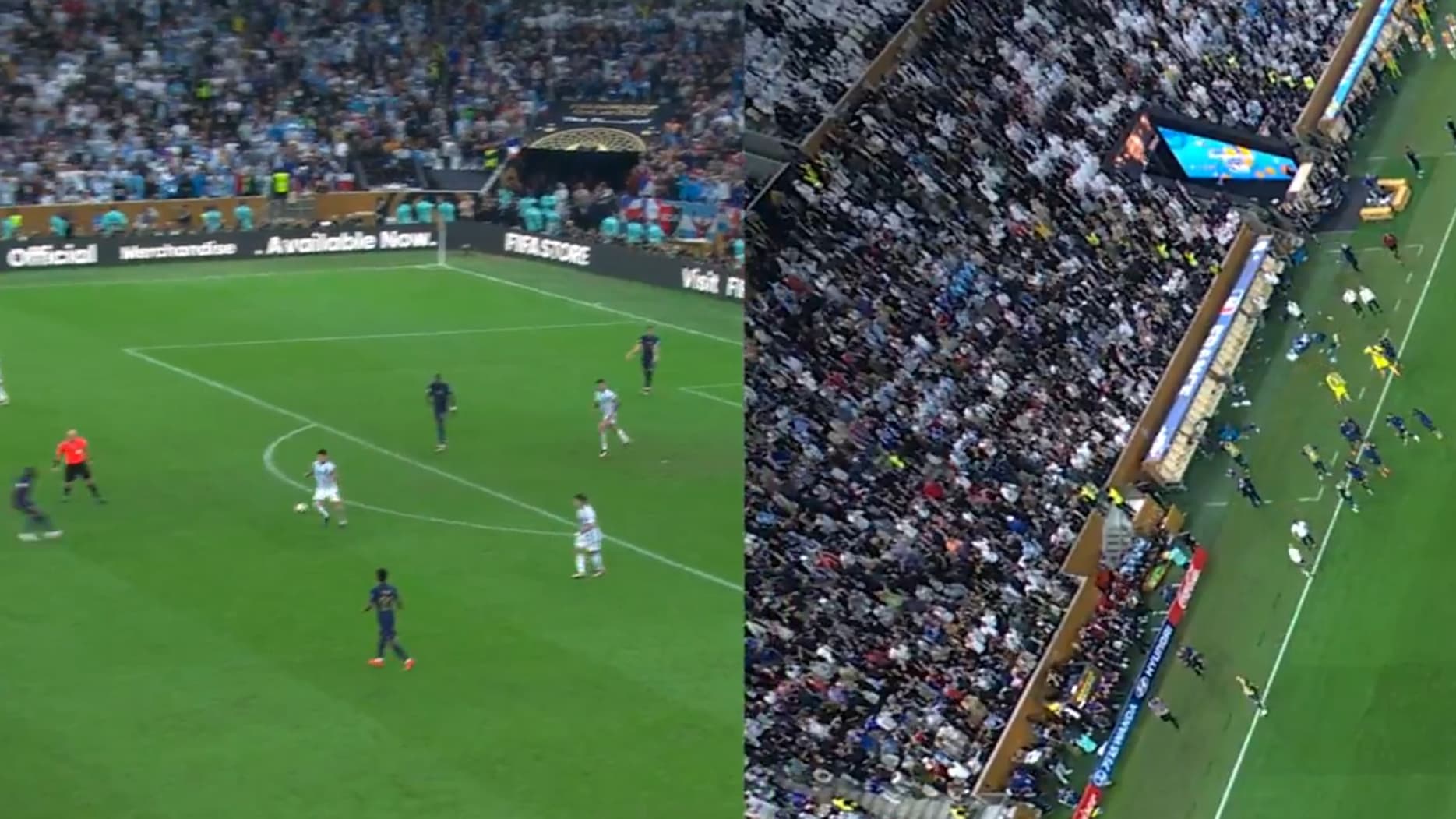Les images de l'occasion manquée de Kolo Muani en finale de la Coupe du monde face à l'Argentine Les images de l'occasion manquée de Kolo Muani en finale de la Coupe du monde face à l'Argentine