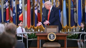 Donald Trump à la Maison Blanche ce jeudi 20 mars 2025. 