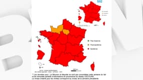 L'Île-de-France et la Normandie passent en phase "post-épidémie", l'épidémie continue de diminuer au niveau national.