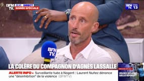 "Je suis heureux d'aller à un procès d'assises parce qu'il va falloir" que le tueur présumé se justifie, déclare Stéphane Voirin, compagnon d'Agnès Lassalle
