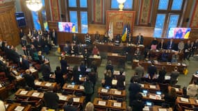 Le conseil de Paris le mardi 12 décembre 2023.
