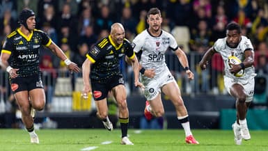 Le Stade Rochelais face au RC Toulon le 28 avril 2024