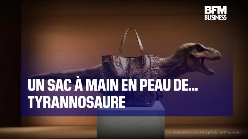 Un sac à main en peau de... tyrannosaure