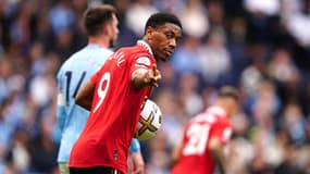 Anthony Martial avec Manchester United face à City, le 2 octobre 2022.