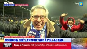 Coupe de France: le maire de Bourgoin-Jallieu félicite une performance "magique" face à l'OL
