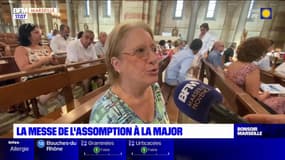 Marseille: des dizaines de fidèles ont participé à la messe de l'Assomption à La Major
