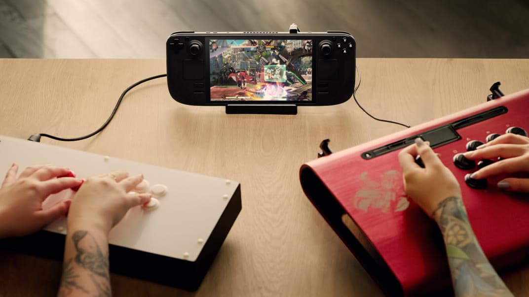 Comme un ordinateur, le SteamDeck est compatible avec toutes sortes d'accessoires.