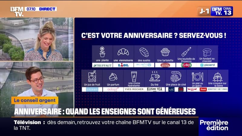 Ces enseignes qui vous offrent des produits pour votre anniversaire