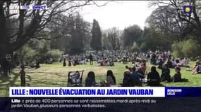 Lille: des centaines de personnes à nouveau évacuées au jardin Vauban 