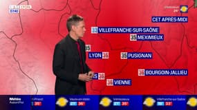 Météo Rhône: de fortes chaleurs attendues ce dimanche avec un risque d'orages dans la soirée, jusqu'à 36°C à Lyon