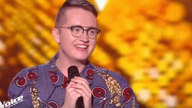 Antoine Délie, candidat de "The Voice" saison 9, le 18 janvier 2019.