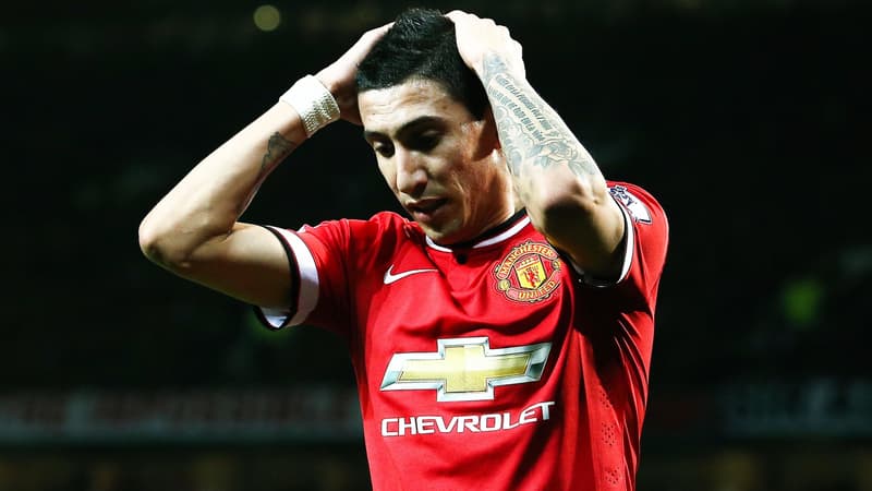 Angel Di Maria avec Manchester United, le 9 mars 2015