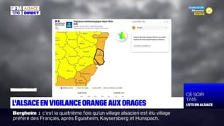 L'Alsace placée en vigilance orange aux orages