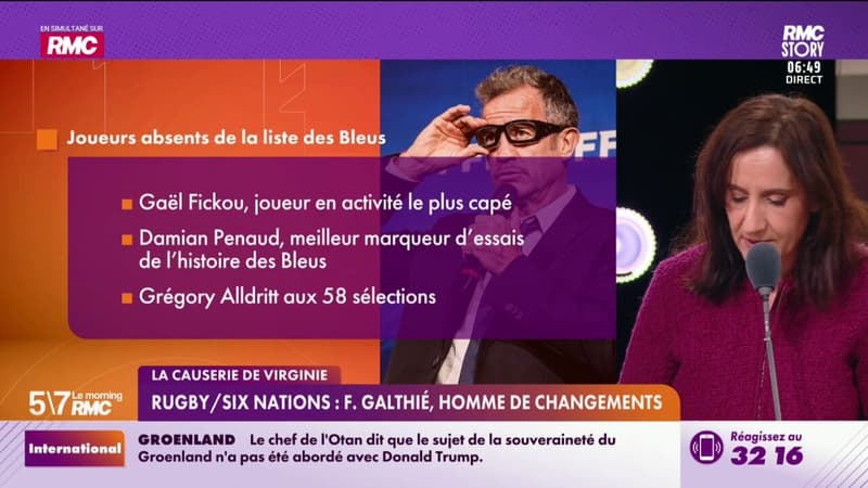 La Causerie - Rugby/6 Nations : Fabien Galthié, homme de changements