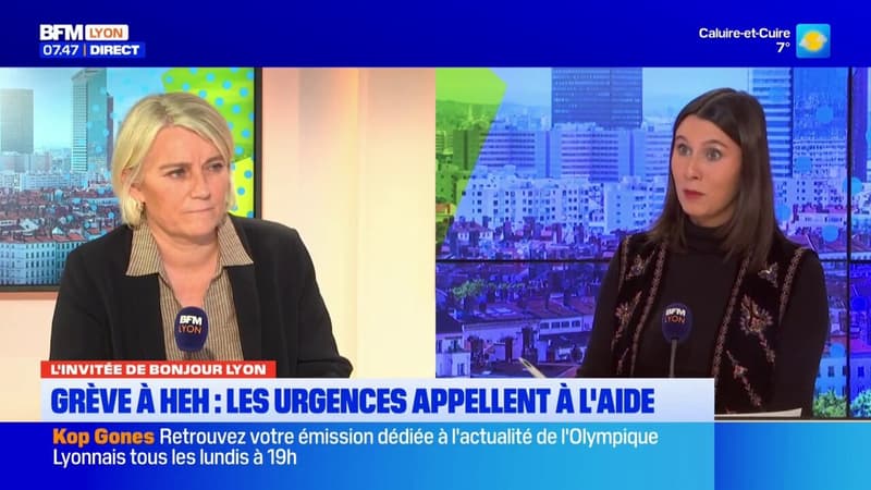 La ministre de la Santé va rencontre le personnel en grève de l'hôpital Édouard-Herriot de Lyon