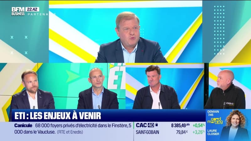 Pari ETI : Patrice Bégay reçoit Erwan Croixmarie (Croixmarie), Nicolas Bergerault (L'atelier des Chefs), Valentin Chesneau (Équip'jardin) et Jonas Chereau (ERRIC Groupe) - 24/06