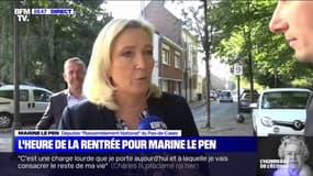 Marine Le Pen "regrette" que les débats parlementaires ne reprennent pas en septembre