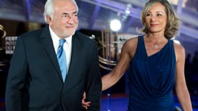 Dominique Strauss-Kahn et sa compagne Myriam L'Aouffir