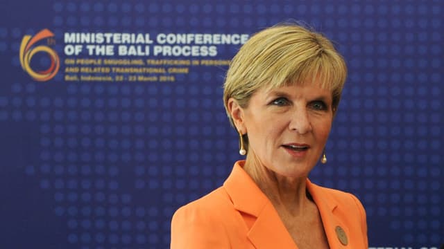 Julie Bishop, ministre des Affaires étrangères australienne, a annoncé la mort d'un agent de sécurité australien en Irak.