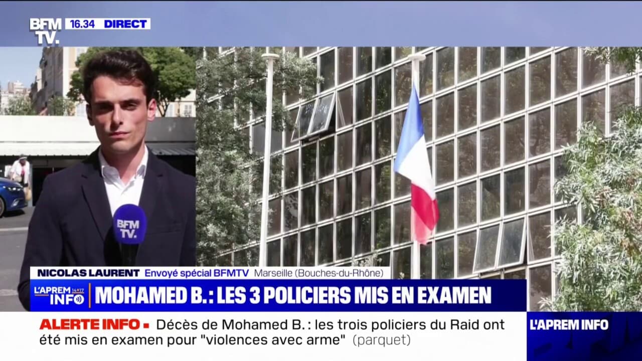 Mort De Mohammed B.: Les Trois Policiers Sont Mis En Examen Et Placés ...