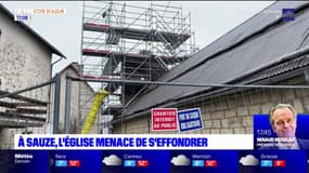 Alpes-Maritimes: l'église de Sauze menace de s'effondrer, une collecte lancée