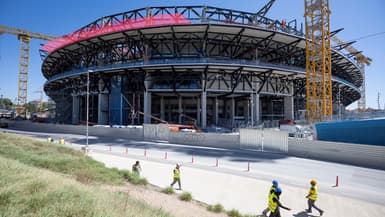Le Camp Nou, stade du FC Barcelone, à la fin de sa période de travaux en septembre 2025
