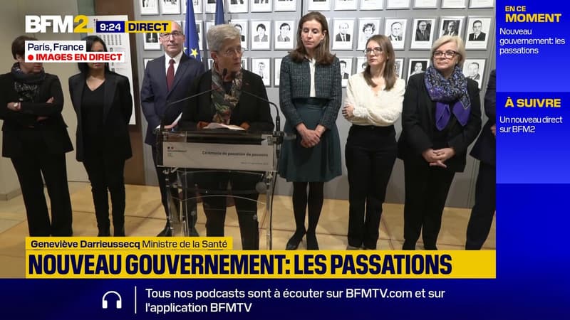 Passation au ministère de la Santé: 