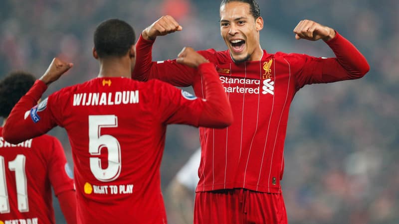 Wijnaldum et van Dijk - Liverpool