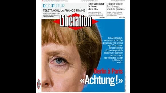 Libération titre sur le désamour entre l'Allemagne et la France