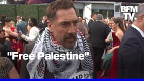 "Free Palestine": Javier Bardem dénonce le "génocide à Gaza" sur le tapis rouge des Emmys 