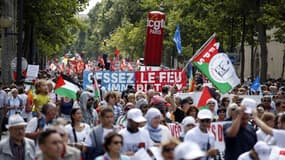 Une manifestation pro-Palestine à Paris en août 2014 (Photo d'illustration)