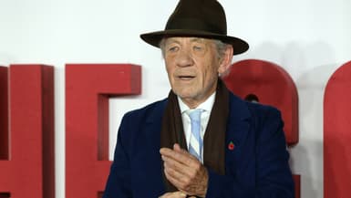 L'acteur britannique Ian McKellen en octobre 2019 à Londres. 