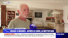 Orages à Meures: "L'eau est montée dans la maison à un mètre de hauteur, on n'a rien pu faire", raconte un habitant