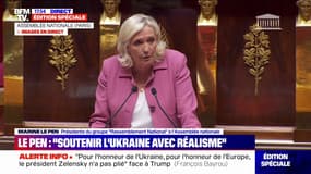 Ukraine: Marine Le Pen veut “une conférence sur la paix sans les instances supranationales”