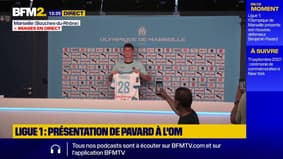 Benjamin Pavard, nouveau défenseur de l'OM, dévoile son maillot