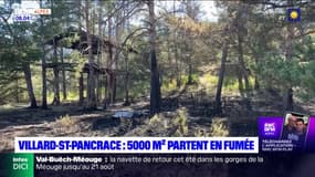 Villar-Saint-Pancrace: 5000 m² brûlés dans un feu de broussailles