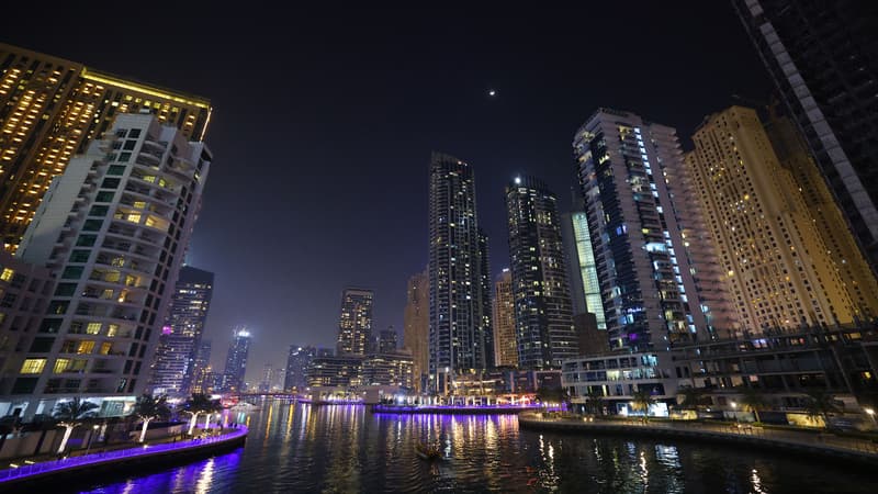 Une vue de la marina de Dubaï, aux Emirats Arabes Unis, en février 2021.