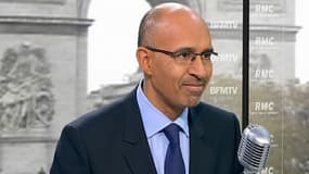 Le Premier secrétaire du PS Harlem Désir sur le plateau de Jean-Jacques Bourdin, le 9 novembre 2012