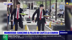 Manosque: une course entre garçons et filles de café organisée par le lycée des métiers Louis Martin Bret