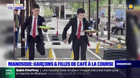 Manosque: une course entre garçons et filles de café organisée par le lycée des métiers Louis Martin Bret