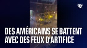 Des Américains se sont affrontés à coup de feux d'artifice pendant le 4-Juillet