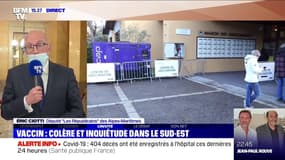 Eric Ciotti: "La France est en retard et, à ce rythme, on sera dans l'incapacité de couvrir la première phase" de vaccination