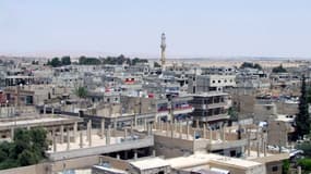 Vue générale de la ville de Palmyre, en Syrie, tombée aux mains de Daesh le 21 mai. 