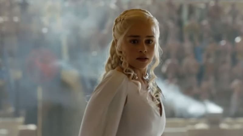 Image extraite de la bande annonce de Game of Thrones, saison 5, dévoilée pendant la keynote d'Apple lundi.