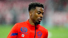 Angel Gomes, de retour sur les terrains après son violent choc à Reims, il y a deux semaines.