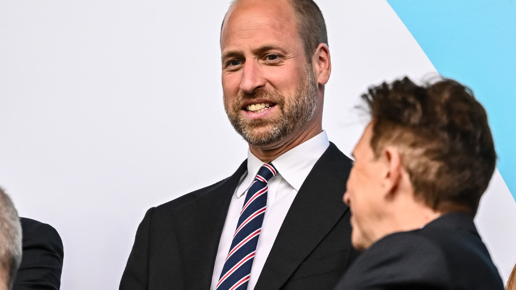 Le Prince William lors de la finale de l'Euro 2025, le 27 juillet 2025. Le Prince William lors de la finale de l'Euro 2025, le 27 juillet 2025.